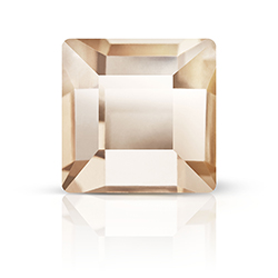 Preciosa Crystal Flat Back Hotfix - Square 03MM HONEY