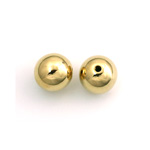 Metalized Plastic Smooth Bead - Round 12MM GOLD