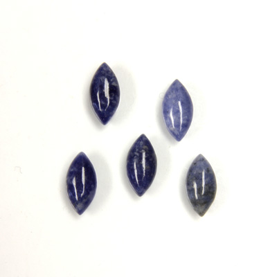 Gemstone Cabochon - Navette 10x5MM SODALITE