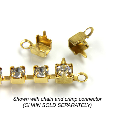 Brass Cup Chain Connector for ss12 (24pp)