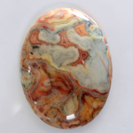 Gemstone Cabochon - Oval 40x30MM MEXICAN CRAZY LACE