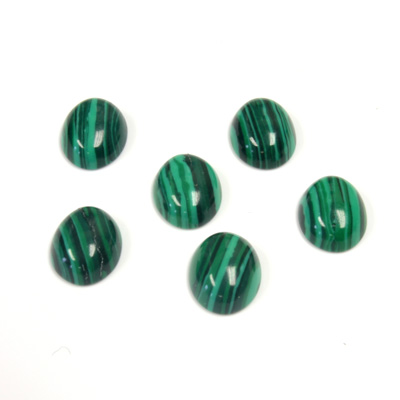 Plastic Cabochon Mixed Color Oval 10x8MM IMITATION MALACHITE