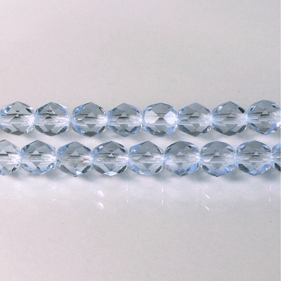 Czech Glass Fire Polish Bead - Round 06MM LT SAPPHIRE