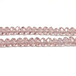 Chinese Cut Crystal Bead - Rondelle 02x3MM LT AMETHYST