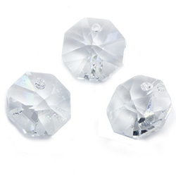 Preciosa Crystal Chandelier Pendant - MC Octagon 2636 (1-Hole) 14MM CRYSTAL