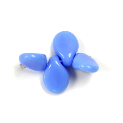 Preciosa Czech Pressed Glass Bead - Pip 5x7MM BLUE