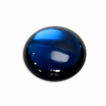 Plastic Flat Back Foiled Cabochon - Round 25MM MONTANA