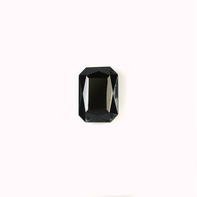 Glass Point Back Tin Table Cut (TTC) Stone - Cushion Octagon 06x4MM JET