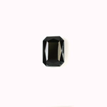 Glass Point Back Tin Table Cut (TTC) Stone - Cushion Octagon 06x4MM JET