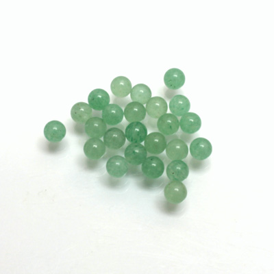 Gemstone No-Hole Ball - 04MM GREEN AVENTURINE