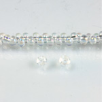 Preciosa Czech Glass Drop Seed Bead - 8/0 CRYSTAL/AB 58205