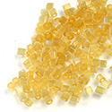 Czech Glass Seed Bead - 2 Cut Hex 10/0 SATIN TAN 15041