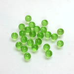 Glass No-Hole Ball - 04MM PERIDOT