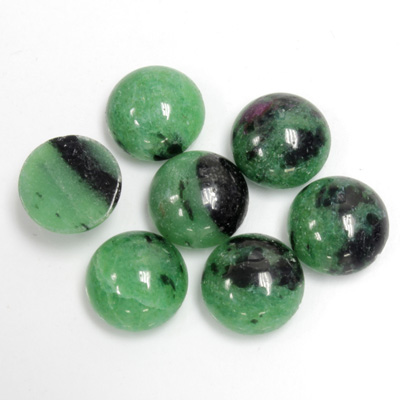 Gemstone Cabochon - Round 11MM ZOISITE RUBY