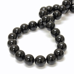 Gemstone Bead - Smooth Round 12MM BLACK ONYX