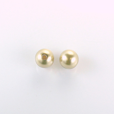 Czech Glass Pearl 1-Hole Ball - 07MM CREME 70414
