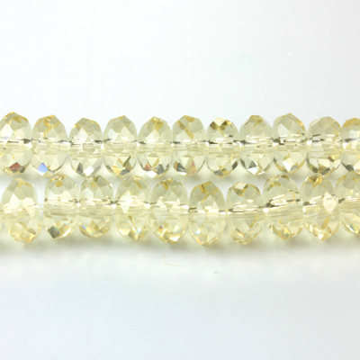 Chinese Cut Crystal Bead - Rondelle 04x6MM JONQUIL