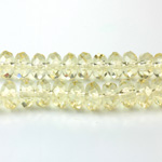 Chinese Cut Crystal Bead - Rondelle 04x6MM JONQUIL