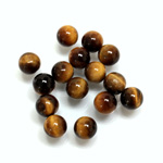 Gemstone No-Hole Ball - 07MM TIGEREYE