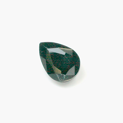 Cut Crystal Point Back Fancy Stone Unfoiled - Pear 25x18MM JET