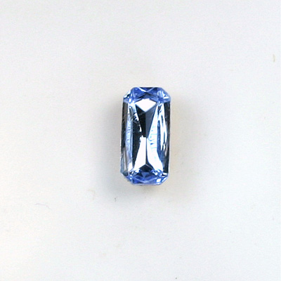 Glass Point Back Tin Table Cut (TTC) Stone - Cushioned Octagon 10x5MM LT SAPPHIRE