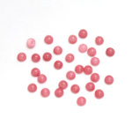 Glass Medium Dome Cabochon - Round 03MM MOONSTONE PINK