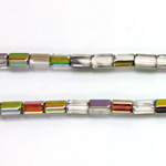 Czech Glass Fire Polished Bead - Atlas 06x4MM VITRAIL MEDIUM