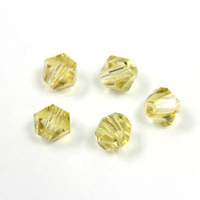 Chinese Cut Crystal Bead - Bicone 04MM JONQUIL