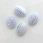 Gemstone Cabochon - Oval 14x10MM BLUE LACE AGATE