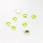 Plastic Flat Back Foiled Rose Cut Rhinestone - Round 05MM (21ss)  JONQUIL