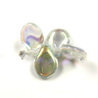 Preciosa Czech Pressed Glass Bead - Pip 5x7MM OCEAN ON CRYSTAL