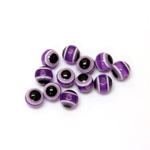 Plastic Eye Bead - Round 08MM PURPLE