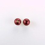 Czech Glass Pearl 1-Hole Ball - 06MM GARNET 70499