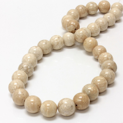 Gemstone Bead - Smooth Round 12MM RIVERSTONE