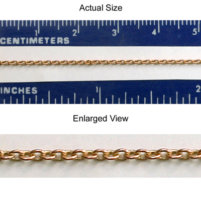 Brass Chain 1.4MM Round CABLE