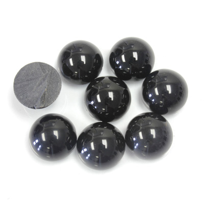 Gemstone Cabochon - Round 10MM BLACK ONYX