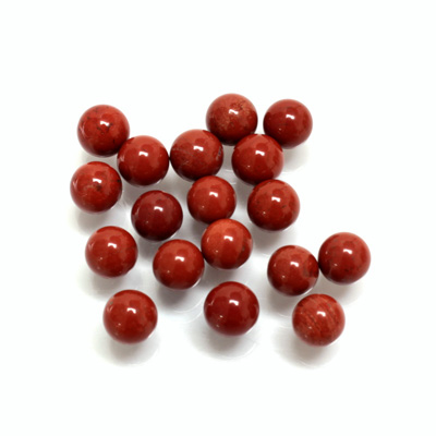 Gemstone No-Hole Ball - 06MM RED JASPER