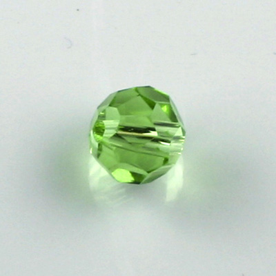 Chinese Cut Crystal Bead 32 Facet - Round 04MM MINT GREEN