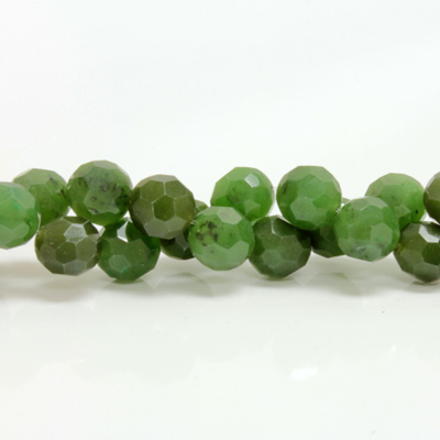 Gemstone Bead - Faceted Round 10MM TAIWAN JADE