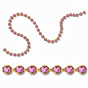 Preciosa MAXIMA Crystal Bezel Chain - PP24 (SS12) ROSE-RAW