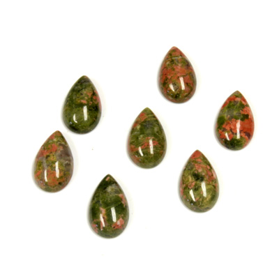 Gemstone Cabochon - Pear 10x6MM EPIDOTE