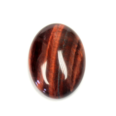 Gemstone Cabochon - Oval 30x22MM TIGEREYE RED