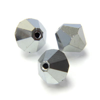 Preciosa Crystal Bead - Bicone 03MM HEMATITE FULL