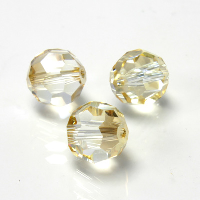 Preciosa Crystal Bead Regular Cut - Round 06MM BLOND FLARE