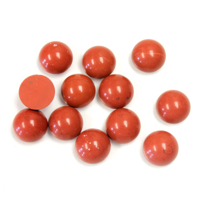 Gemstone Cabochon - Round 07MM RED JASPER