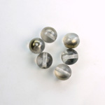 Czech Pressed Glass Bead - Smooth Round 08MM VALENTINITE