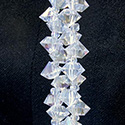 Chinese Cut Crystal Pendant Chaton Cut - 06MM CRYSTAL AB