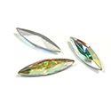 Swarovski Crystal Foiled Point Back Tin Table Cut (TTC) Fancy Stone - Navette 15x4MM JONQUIL AB
