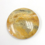 Gemstone Cabochon - Round 35MM MEXICAN CRAZY LACE