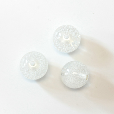 Plastic Bead - Perrier Effect Smooth Round 12MM PERRIER CRYSTAL